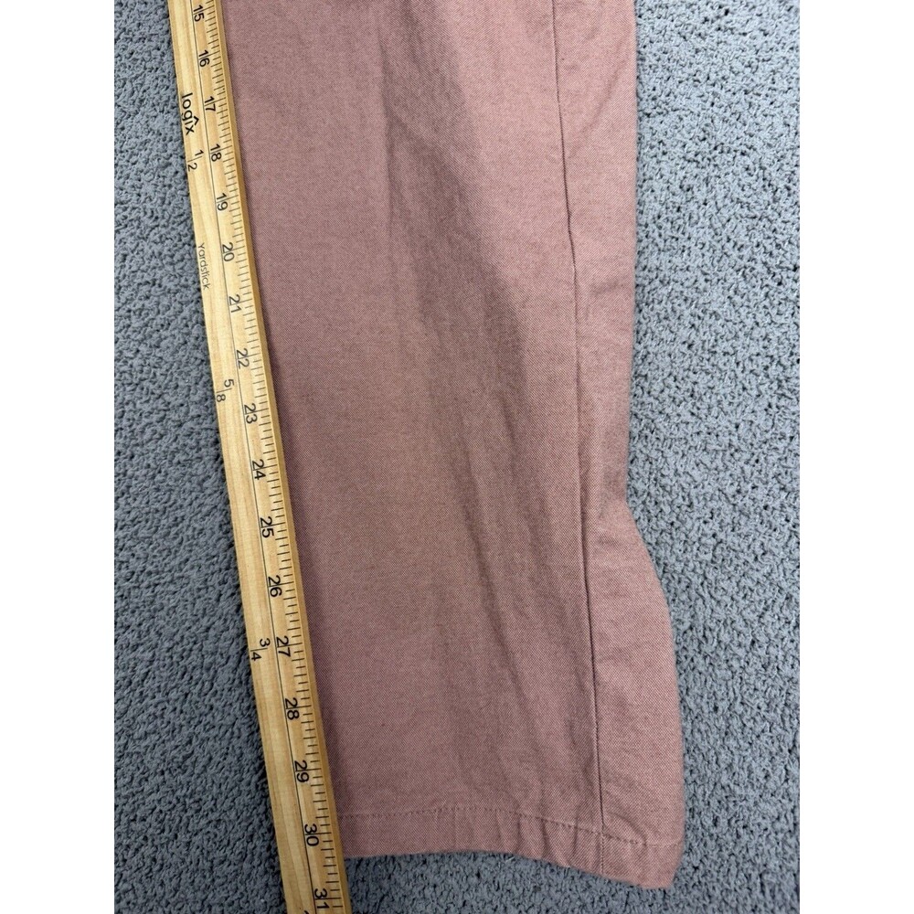 Lululemon Commission Pants Mens 30 Pink Earth Color Clay Slim Fit Straight Leg - Picture 8 of 9